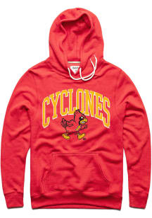 Charlie Hustle Iowa State Cyclones Mens Cardinal Vintage Arch Fashion Hood