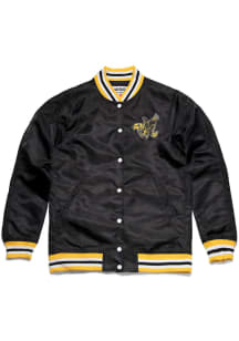 Charlie Hustle Iowa Hawkeyes Mens Black Varsity Light Weight Jacket