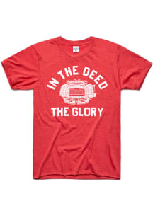Charlie Hustle Nebraska Cornhuskers Scarlet Red In The Deed Short Sleeve Fashion T Shirt