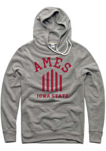 Charlie Hustle Iowa State Cyclones Mens Grey Jack Trice Fashion Hood