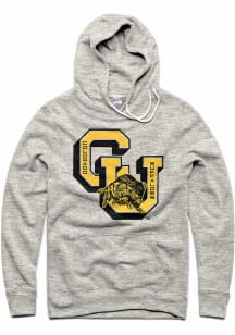 Charlie Hustle Colorado Buffaloes Mens Grey Monogram Long Sleeve Hoodie