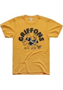 Charlie Hustle Missouri Western Griffons Gold Fight On! Short Sleeve Fashion T Shirt