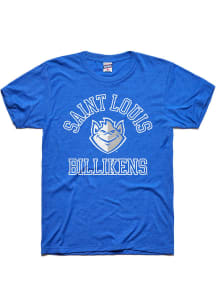 Charlie Hustle Saint Louis Billikens Blue Billikens Short Sleeve Fashion T Shirt