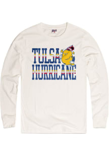 Charlie Hustle Tulsa Golden Hurricane White Stripes Long Sleeve T Shirt