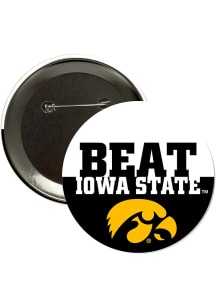 Iowa Hawkeyes 3" Beat Iowa State Button - Yellow