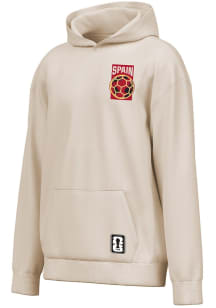 Spain National Team Mens White World Cup 26 World Player Long Sleeve Hoodie