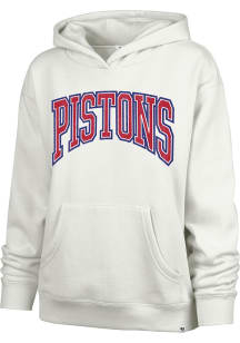 47 Detroit Pistons Womens Natural Naomi Arch Hooded Sweatshirt