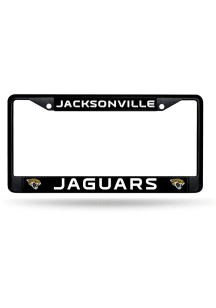 Jacksonville Jaguars Metal License Plate Frame - Black
