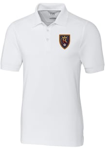 Cutter and Buck Real Salt Lake White Advantage Pique Big and Tall Polo