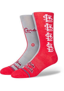 St Louis Cardinals Stance Split Mens Crew Socks