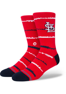 St Louis Cardinals Chalk Mens Crew Socks