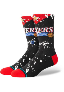 Philadelphia 76ers Stance Overspray Mens Crew Socks