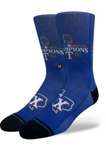 Texas Rangers Stance WS Champs Mens Crew Socks