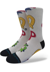 Philadelphia Phillies Local Items Mens Crew Socks
