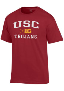 Champion USC Trojans Red Big Ten Jersey Short Sleeve T Shirt