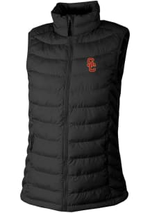 Columbia USC Trojans Womens Black Powder Lite Vest