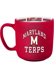 Maryland Terrapins 15oz Stripe Ceramic Mug - Red