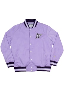 Homefield K-State Wildcats Mens Lavender Bomber Light Weight Jacket