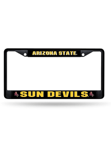 Arizona State Sun Devils Standard Metal License Plate Frame - Black