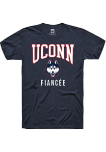 Summit Sportswear UConn Huskies Navy Blue Fiancée Short Sleeve T Shirt