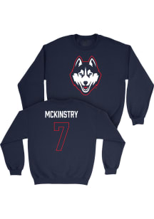 Tyler Mckinstry UConn Huskies Mens Navy Blue NIL Legacy Player Crew