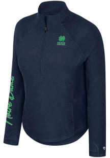 Colosseum Notre Dame Fighting Irish Womens Navy Blue Gravity Qtr Zip Pullover