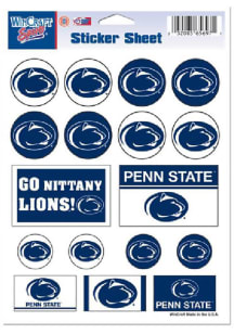 Penn State Nittany Lions 5x7 Souvenir Stickers - Navy Blue