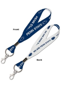 Penn State Nittany Lions 2 Color Blue Front Lanyard - Navy Blue