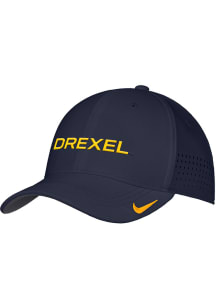 Nike Drexel Dragons Mens Navy Blue Sideline Aero Flex Hat