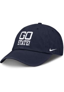 Nike Penn State Nittany Lions Primetime Club Cap Adjustable Hat - Navy Blue