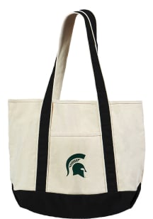 Michigan State Spartans White Canvas Tote
