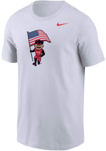 Nike Cincinnati Bearcats White Patriotic Bearcat Short Sleeve T Shirt