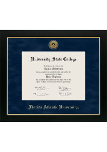 Florida Atlantic Owls Medallion Manchester Diploma Frame - Navy Blue