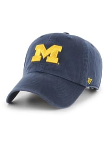 47 Michigan Wolverines Baby Clean Up Adjustable Hat - Navy Blue