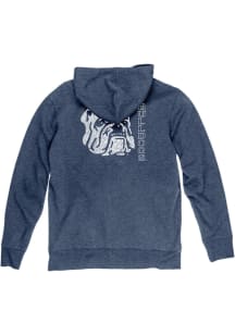 Blue 84 Butler Bulldogs Mens Navy Blue Front Back Laguna Long Sleeve Full Zip Jacket