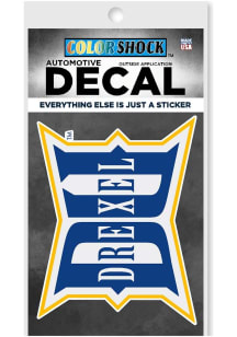 Drexel Dragons Licensed Mark Auto Decal - Navy Blue