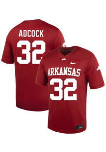 Matthew Adcock  Nike Arkansas Razorbacks Cardinal Red NIL Name And Number Football Jersey