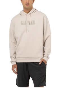 Harvard Crimson Mens Tan Tonal Team Name Fashion Hood