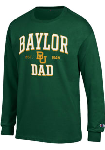 Champion Baylor Bears Green Est Date Dad Jersey Long Sleeve T Shirt