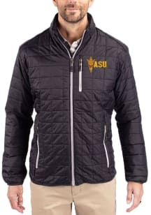 Cutter and Buck Arizona State Sun Devils Mens Black Rainier PrimaLoft Big and Tall Lined Jacket