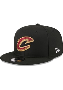 New Era Cleveland Cavaliers Black 2026 NBA Draft 9FIFTY Mens Snapback Hat