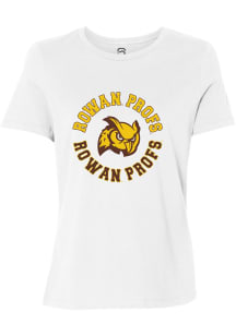 Summit Sportswear Rowan University Womens White CIRCLE Short Sleeve T-Shirt
