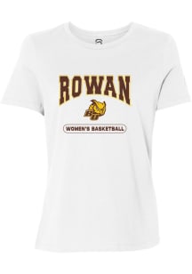 Summit Sportswear Rowan University Womens White Womens Basketball Short Sleeve T-Shirt