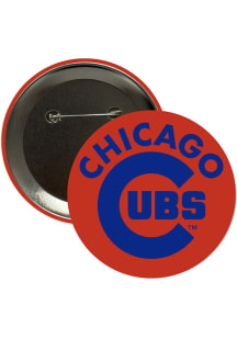 Chicago Cubs 3" Slogan Button - Light Blue