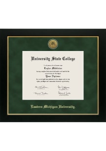 Eastern Michigan Eagles Medallion Manchester Diploma Frame - Green