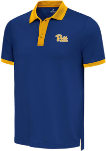 PITT M BLUE Noble Colorblock POLO