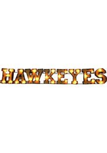 Iowa Hawkeyes Lit Design Marquee Sign