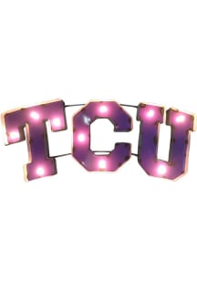 TCU Horned Frogs Lit Design Marquee Sign