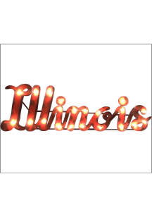 Illinois Fighting Illini Lit Marquee Sign