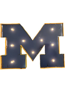 Michigan Wolverines Lit Design Marquee Sign